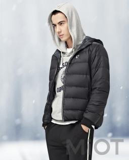 Двостороння куртка Xiaomi Uleemark double-sided wear men's down jacket Green-Black XL
